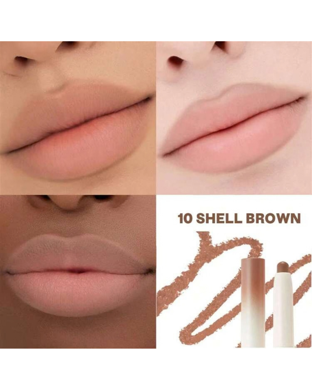 ROMAND Lip Mate Pencil - 10 Shell Brown