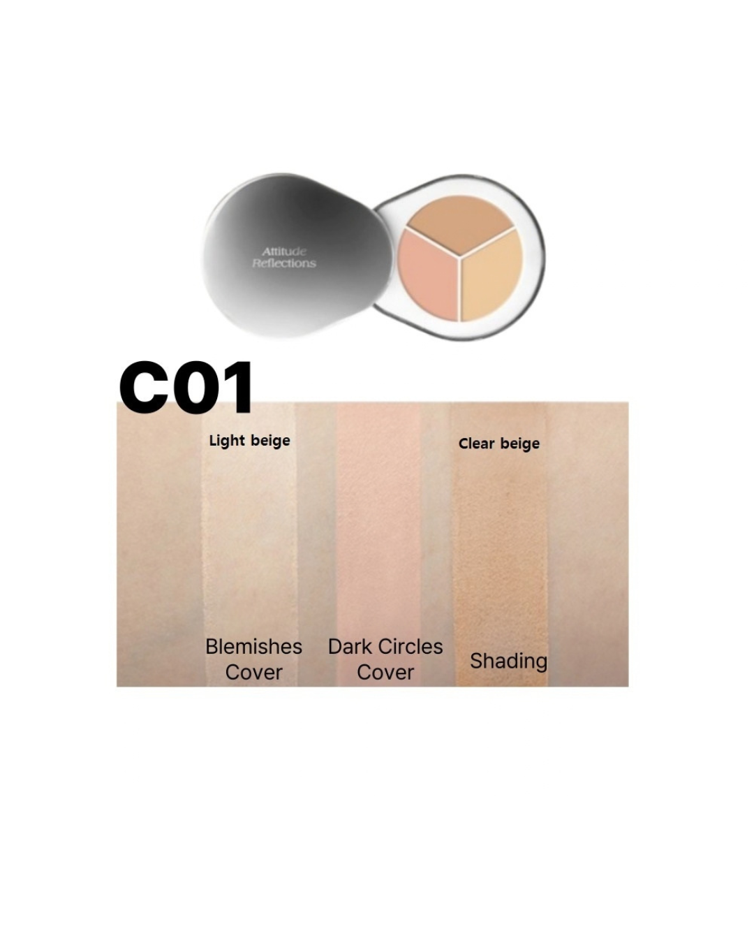 Dear.A Perfect Cover Concealer Palette - C01