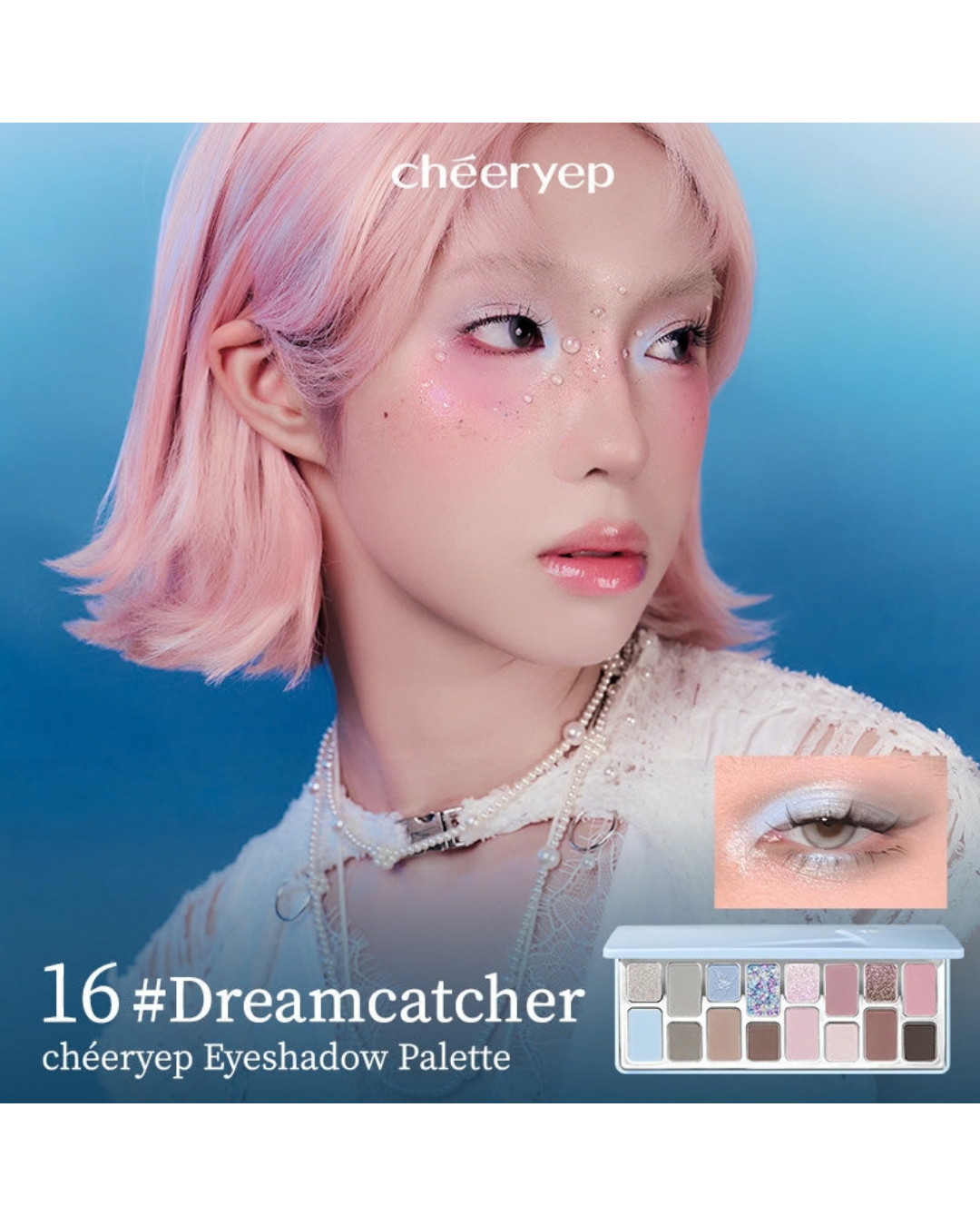 CHEERYEP 16 Color Eyeshadow Palette - 16 Dreamcatcher