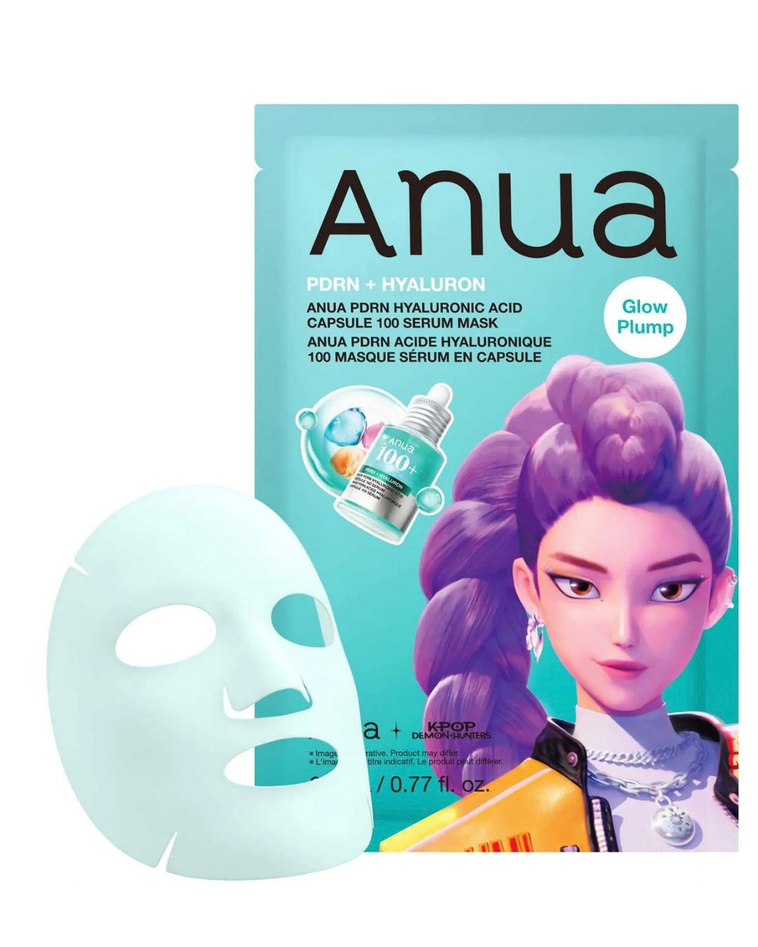 ANUA x Kpop Demon Hunters Collab Limited Edition - PDRN Hyaluronic Acid Capsule 100 Mask