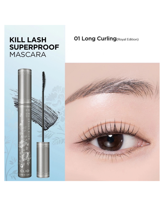CLIO Kill Lash Superproof Mascara - 01 Long Curling (Korean Royal Heritage Edition)