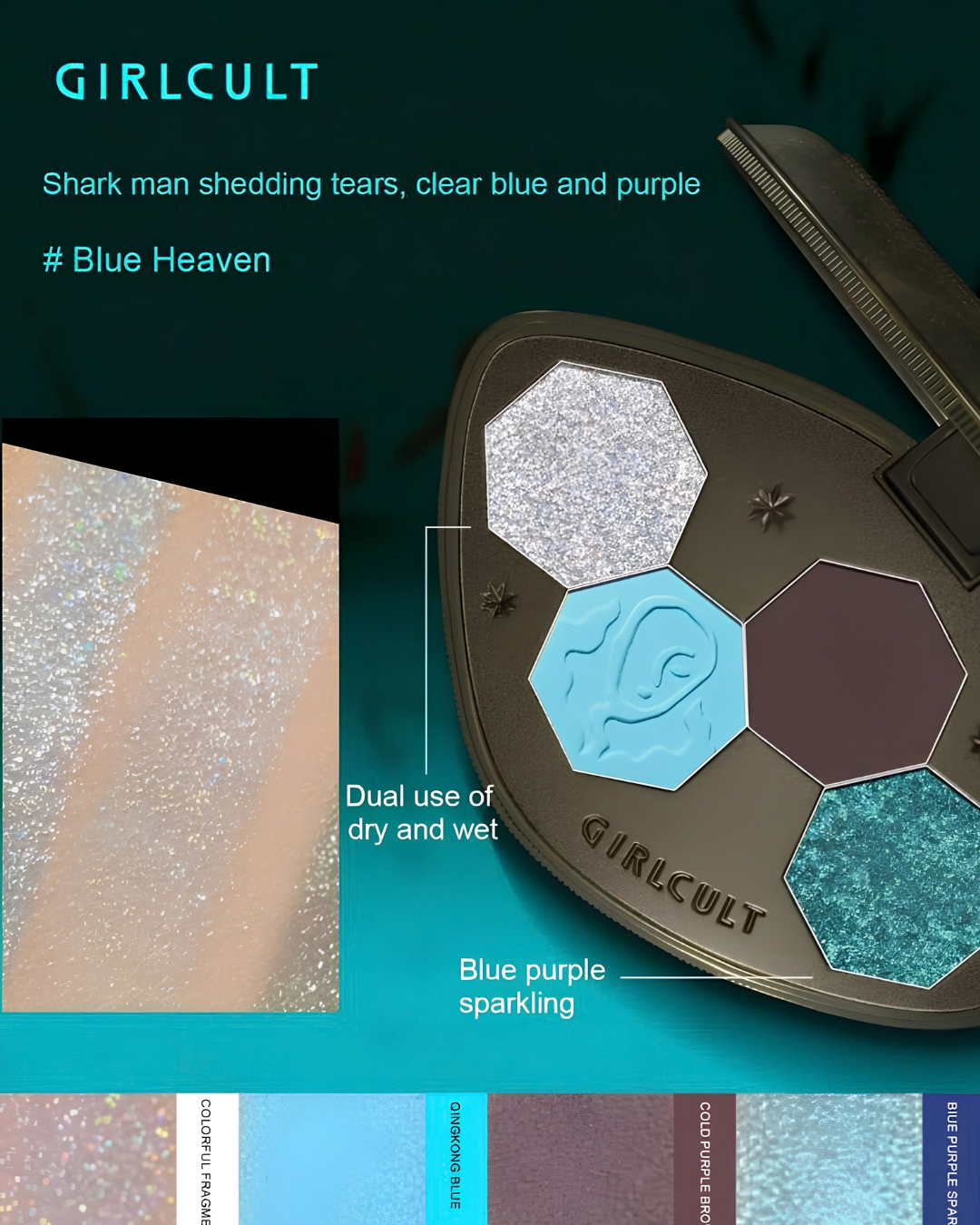 GIRLCULT Strange Tales Eyeshadow - 45 Blue Heaven