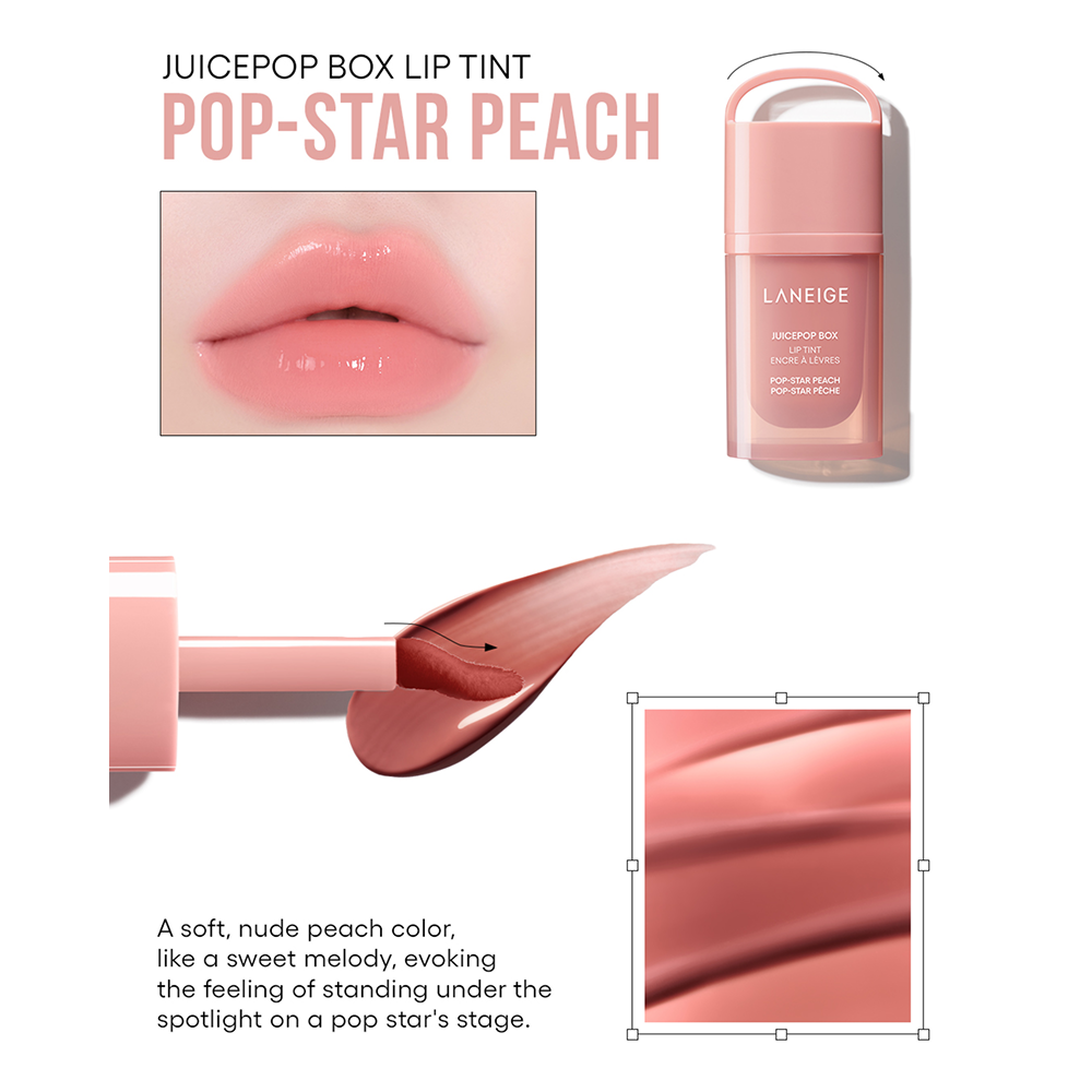 LANEIGE Juicepop Box Lip Tint - Pop Star Peach