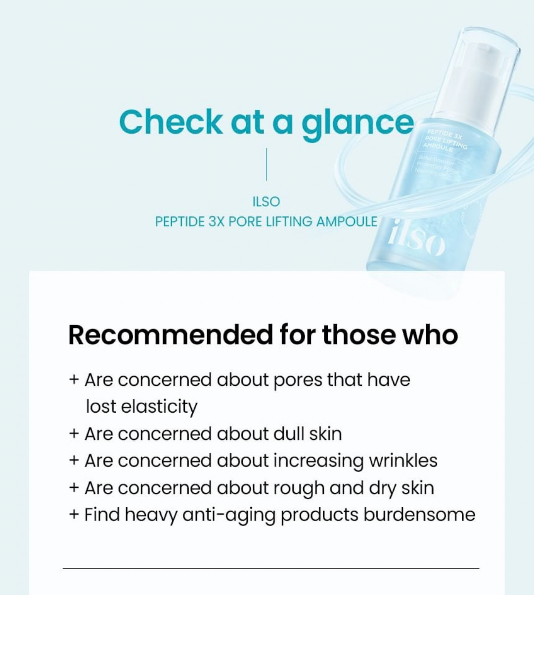 ILSO Peptide 3X Pore Lifting Ampoule