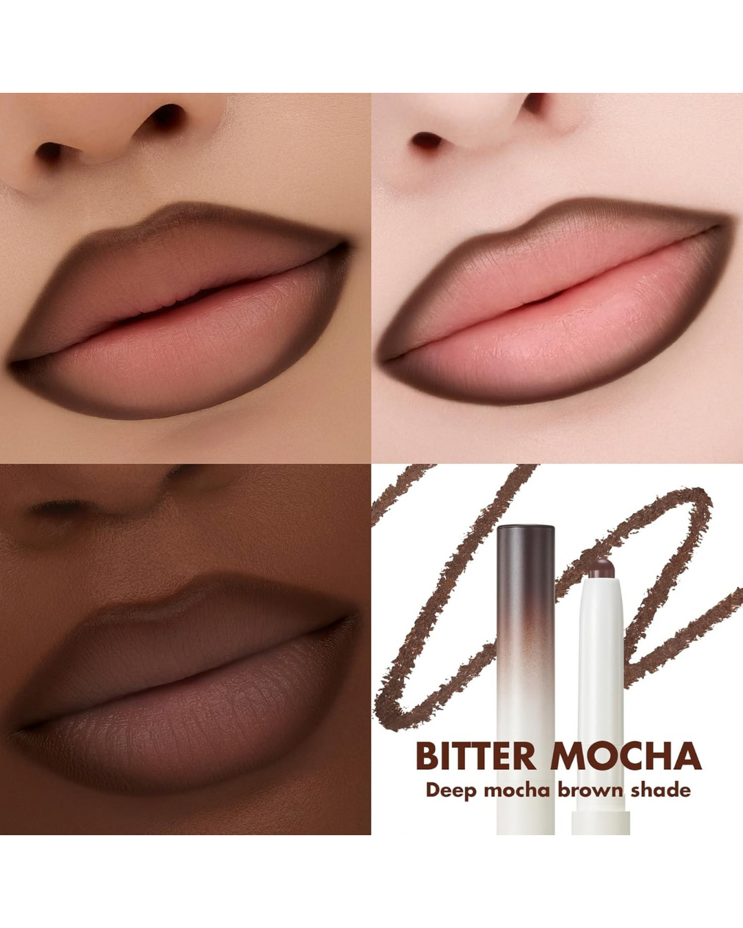 ROMAND Lip Mate Pencil - 08 Bitter Mocha
