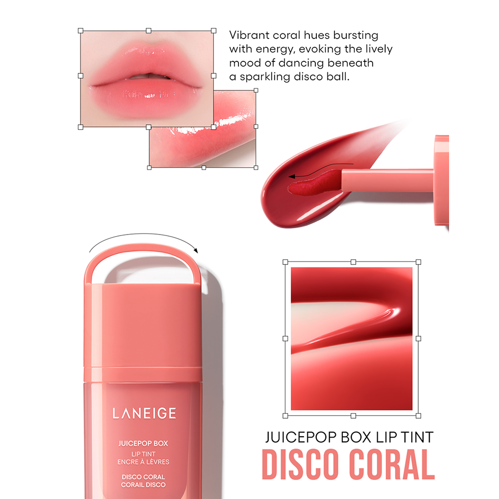 LANEIGE Juicepop Box Lip Tint - Disco Coral