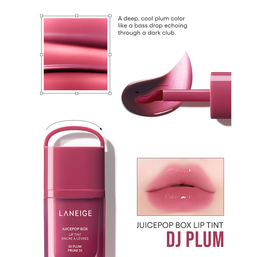 LANEIGE Juicepop Box Lip Tint - DJ Plum