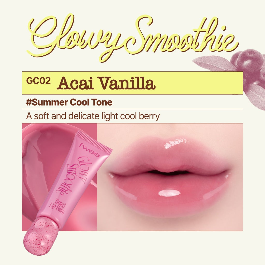 FWEE Glowy Smoothie Lip Balm - Acai Vanilla