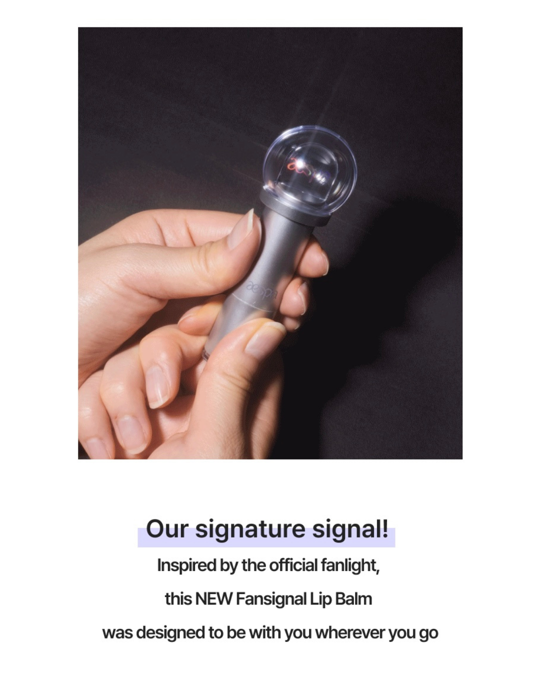 AESPA Fansignal Lip Balm (OFFICIAL)