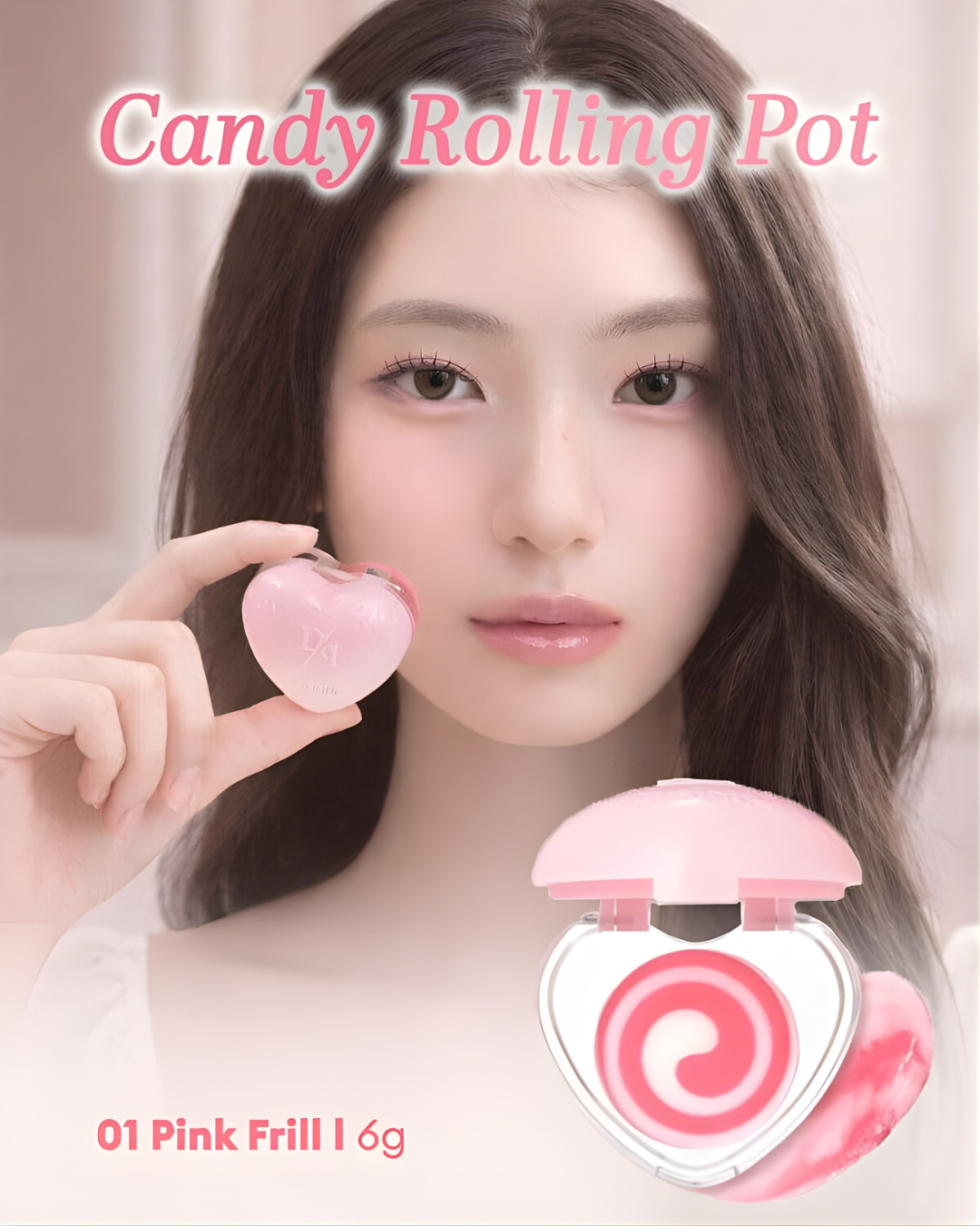 DASIQUE Candy Rolling Pot Balletcore Collection - 01 Pink Frill