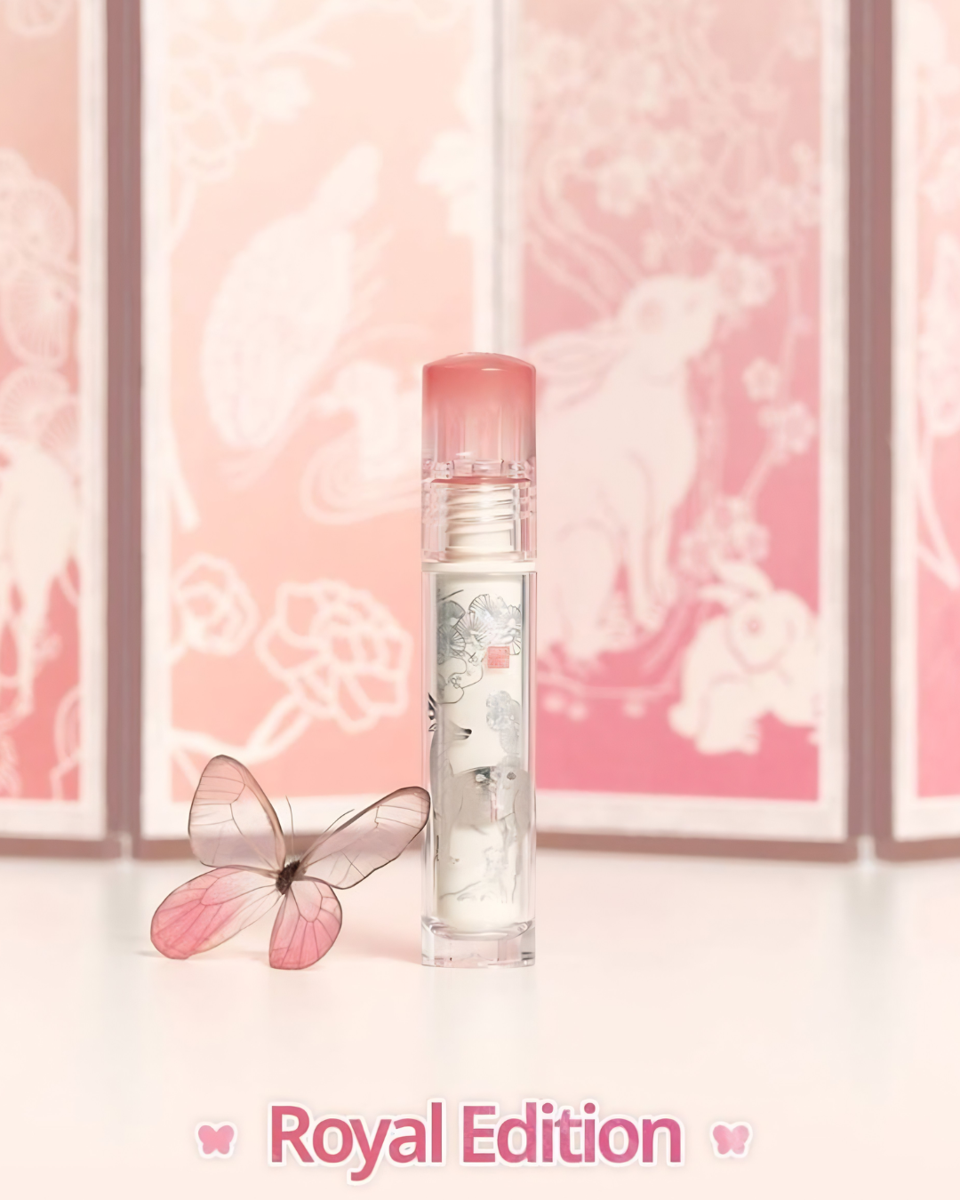 CLIO Crystal Glam Tint Korean Royal Heritage Collection - 32 Fluffy Garden Pink