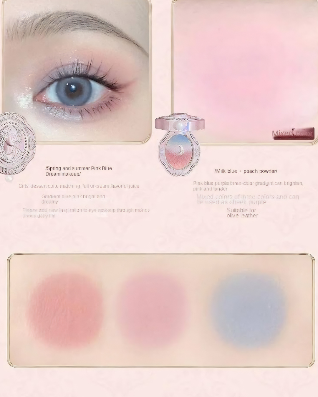 COLORROSE Oil Painting Gradient Blusher - Pink Beach