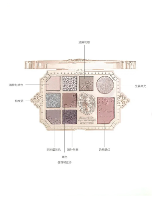 COLORROSE Oil Painting Eyeshadow Palette - Manta Rose