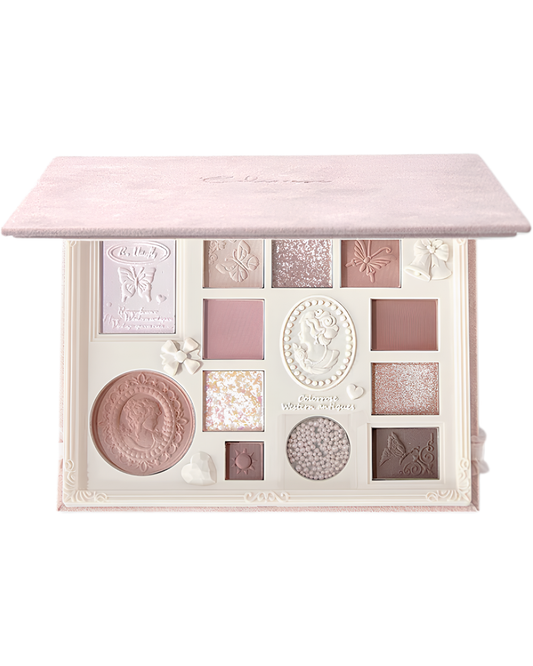 COLORROSE Lace Embossed Western Antique Makeup Palette - Cloudy Bean Paste
