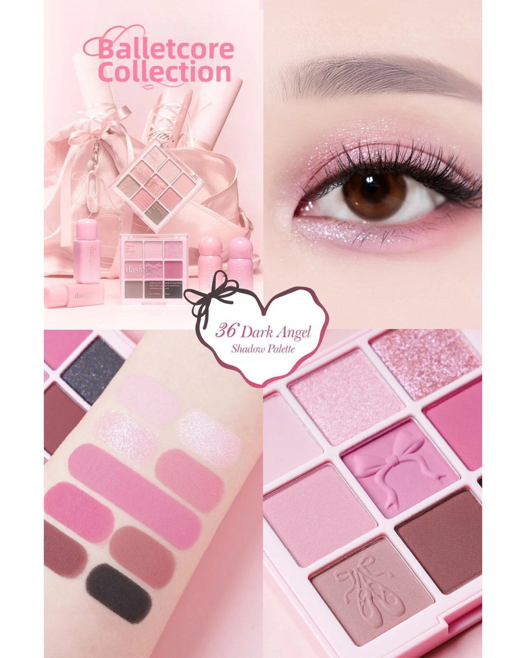 DASIQUE Shadow Palette Ballet Core Collection - Dark Angel