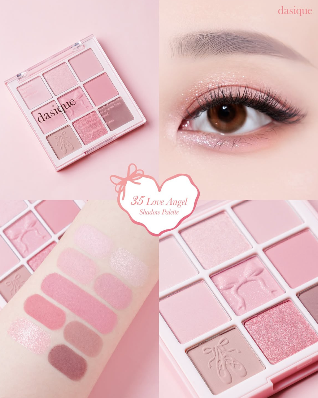 DASIQUE Shadow Palette Ballet Core Collection - Love Angel