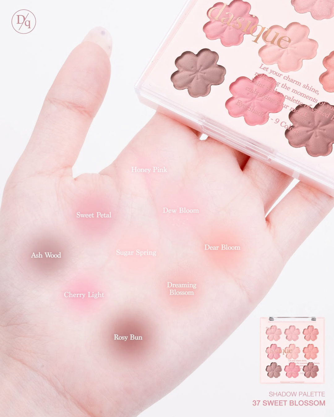 DASIQUE Shadow Palette Sweet Blossom Collection - 37 Sweet Blossom