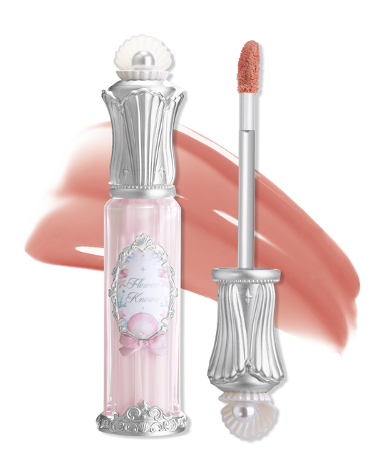 FLOWER KNOWS Shell's Jewel Collection Nourishing Lip Glaze - P01 Champagne Pearl