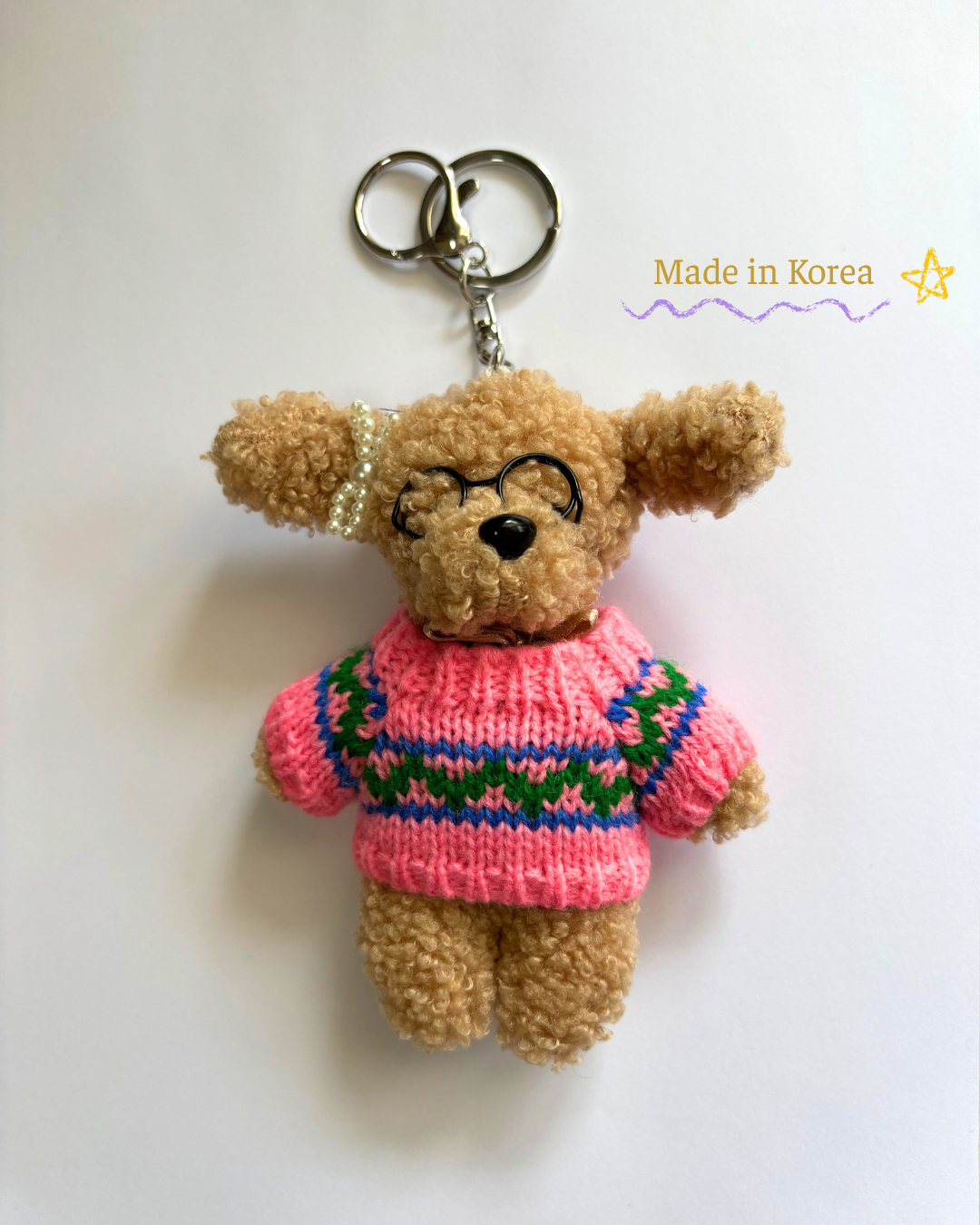 SEOULPOP Plushie Bear Keychain