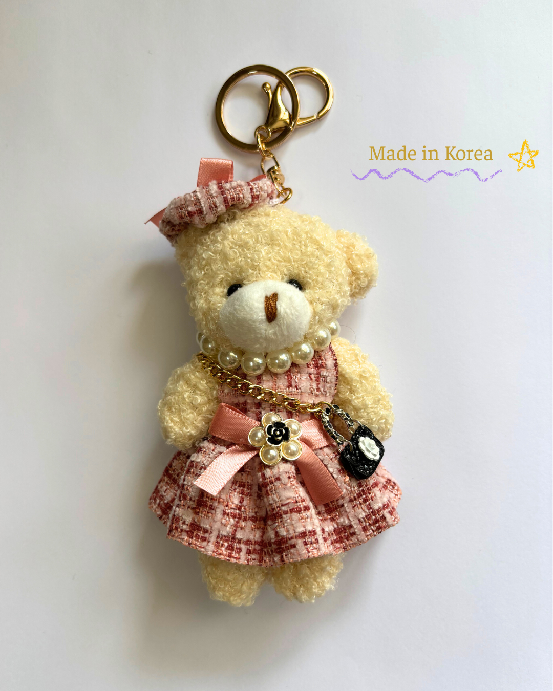 SEOULPOP Plushie Bear Keychain