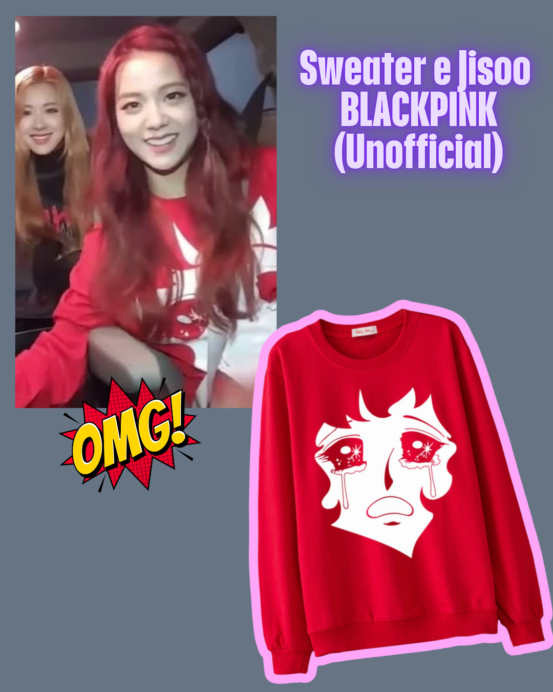 BLACKPINK Jisoo Sweater (Unofficial)