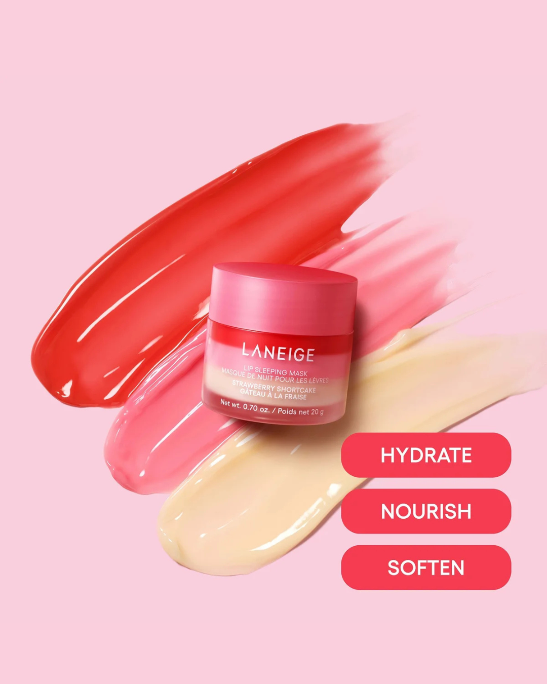 Laneige Lip Sleeping Mask - Strawberry Shortcake