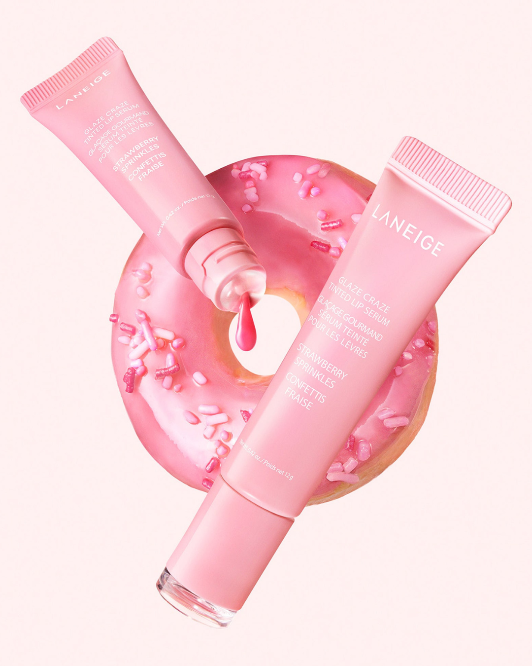 Laneige Glaze Craze Tinted Lip Serum - Strawberry Sprinkles