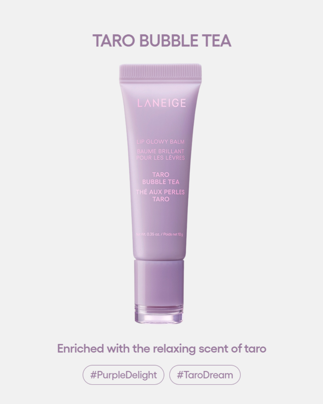 Laneige Lip Glowy Balm - Taro Bubble Tea