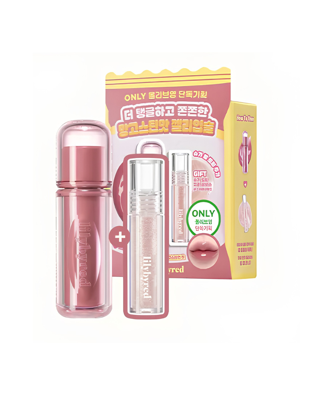 LILYBYRED Bloody Liar Coating Tint Sugar Topping Jelly Gloss Gift Set 2026 Version - 03 Milky Mangosteen