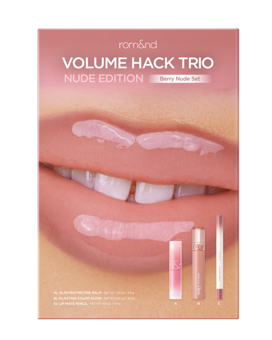 ROMAND Volume Hack Trio - Berry Nude