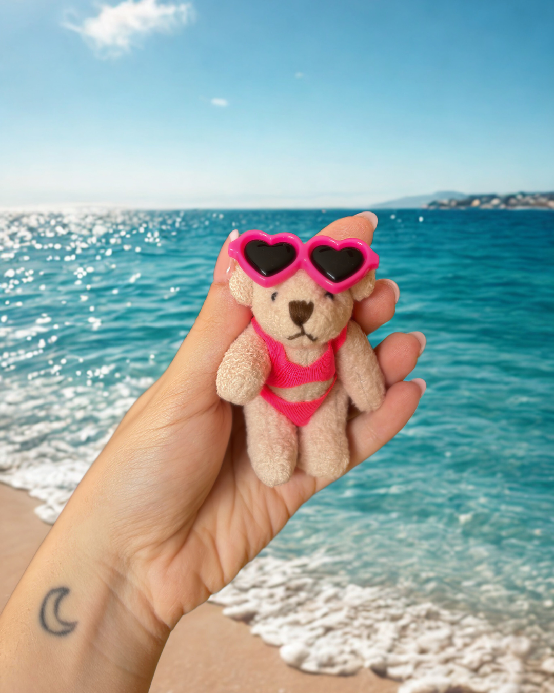 SEOULMALL Plushie Bear Keychain