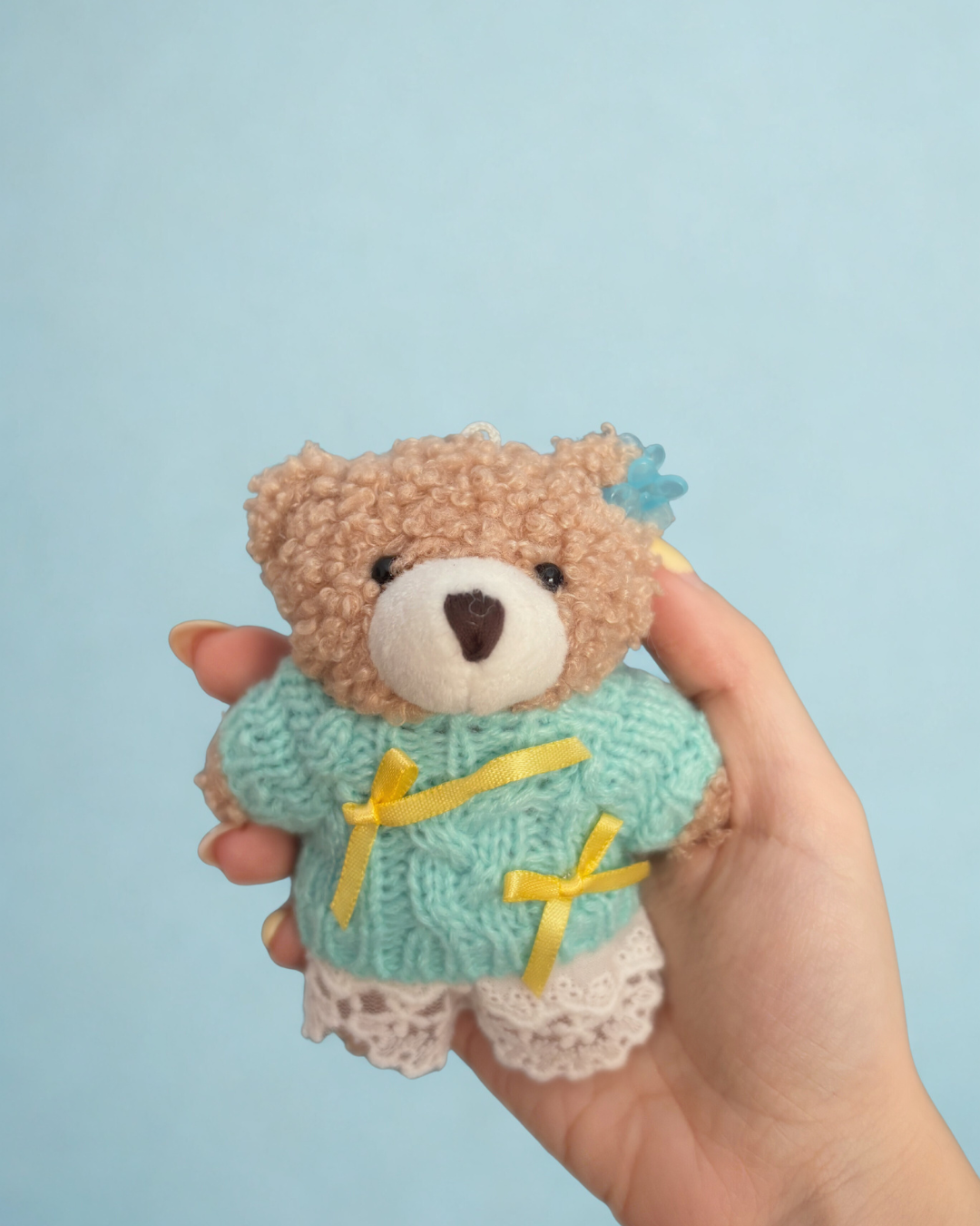 SEOULMALL Plushie Bear Keychain