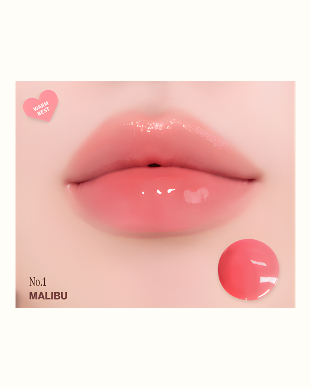 UNLEASHIA Sunset Dazzle Gloss Balm - 1 Malibu