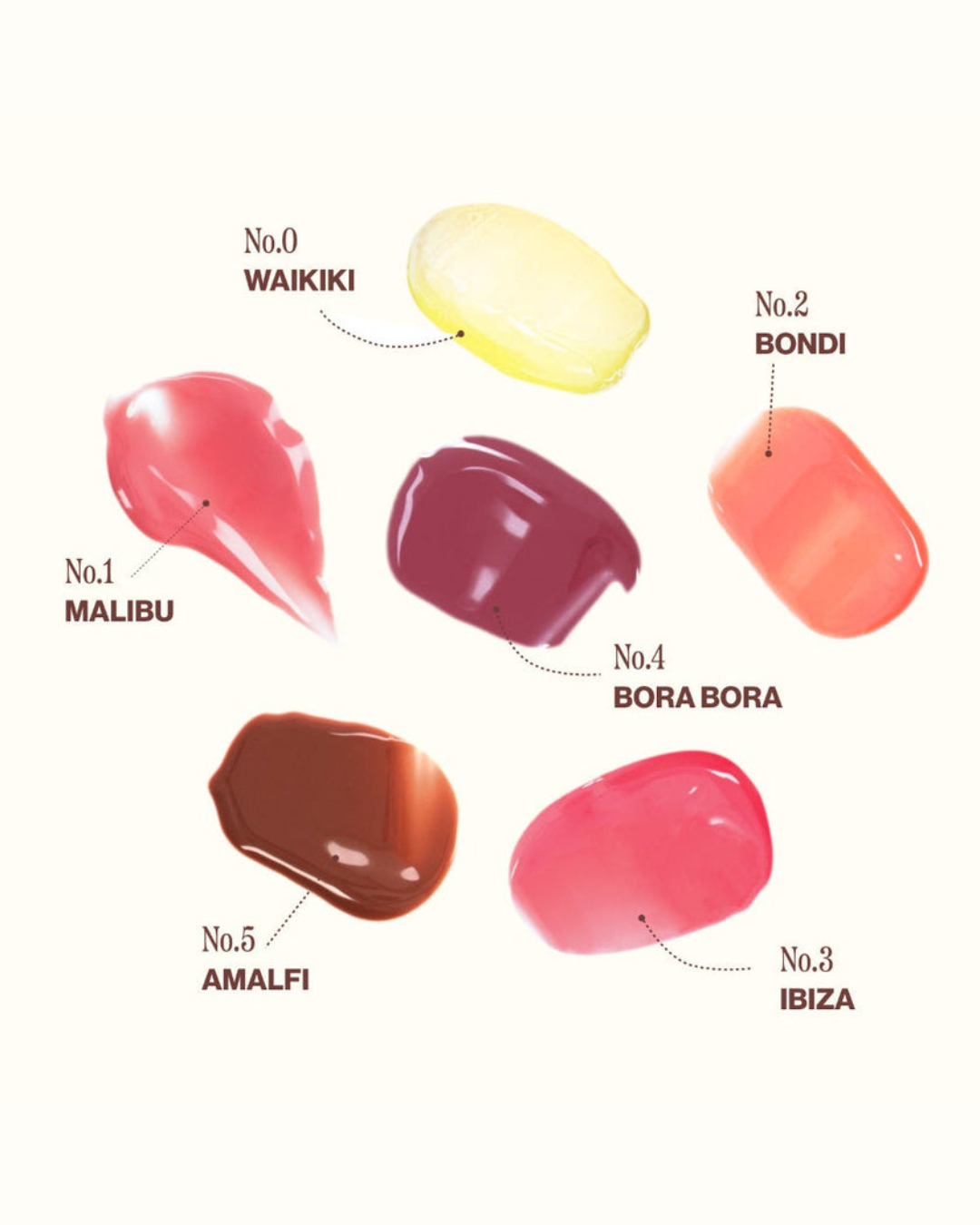 UNLEASHIA Sunset Dazzle Gloss Balm - 4 Bora Bora